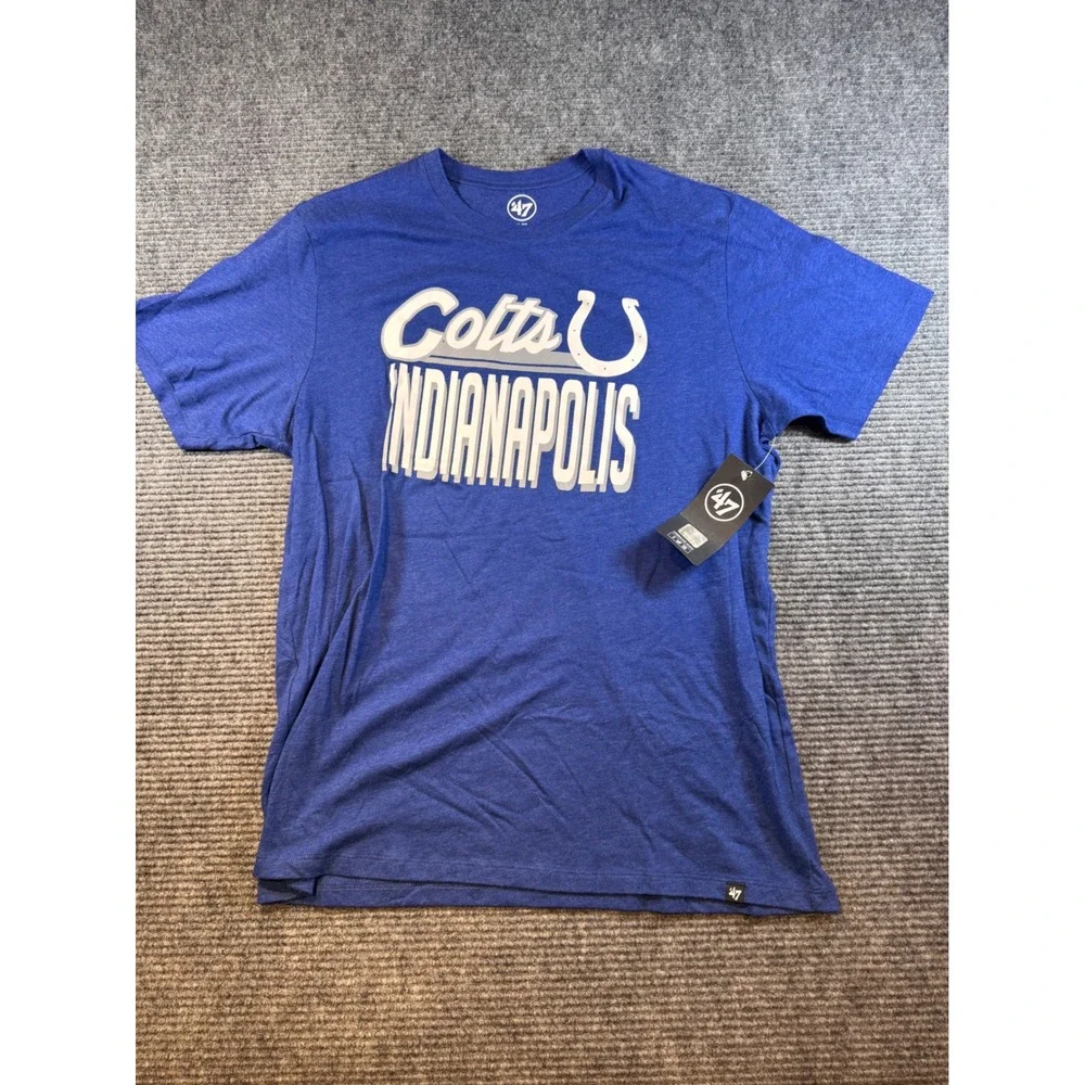 New! 47 Brand Indianapolis Colts NFL T-Shirt Mens XL Extra‎ Large Football Tee